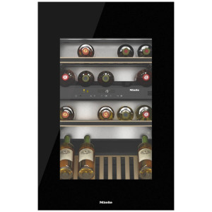Chłodziarka na wino do zabudowy MIELE KWT 6422 iG-1 Obsidianblack (szkło)