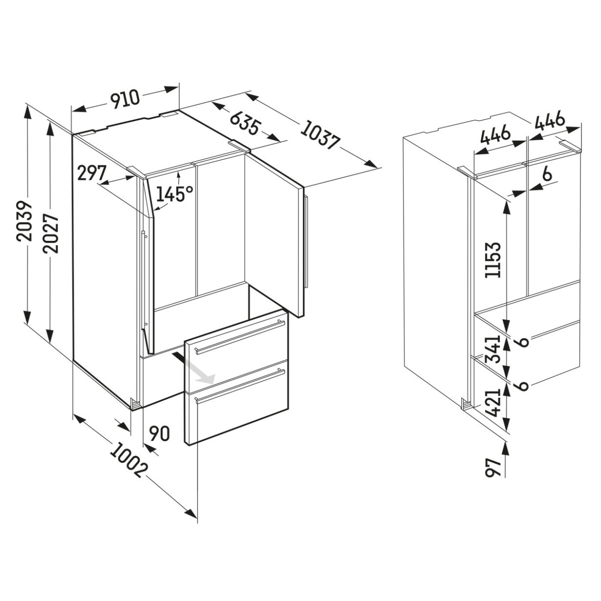 LODÓWKA BIOFRESH NOFROST CBNste 8872 - obrazek 5