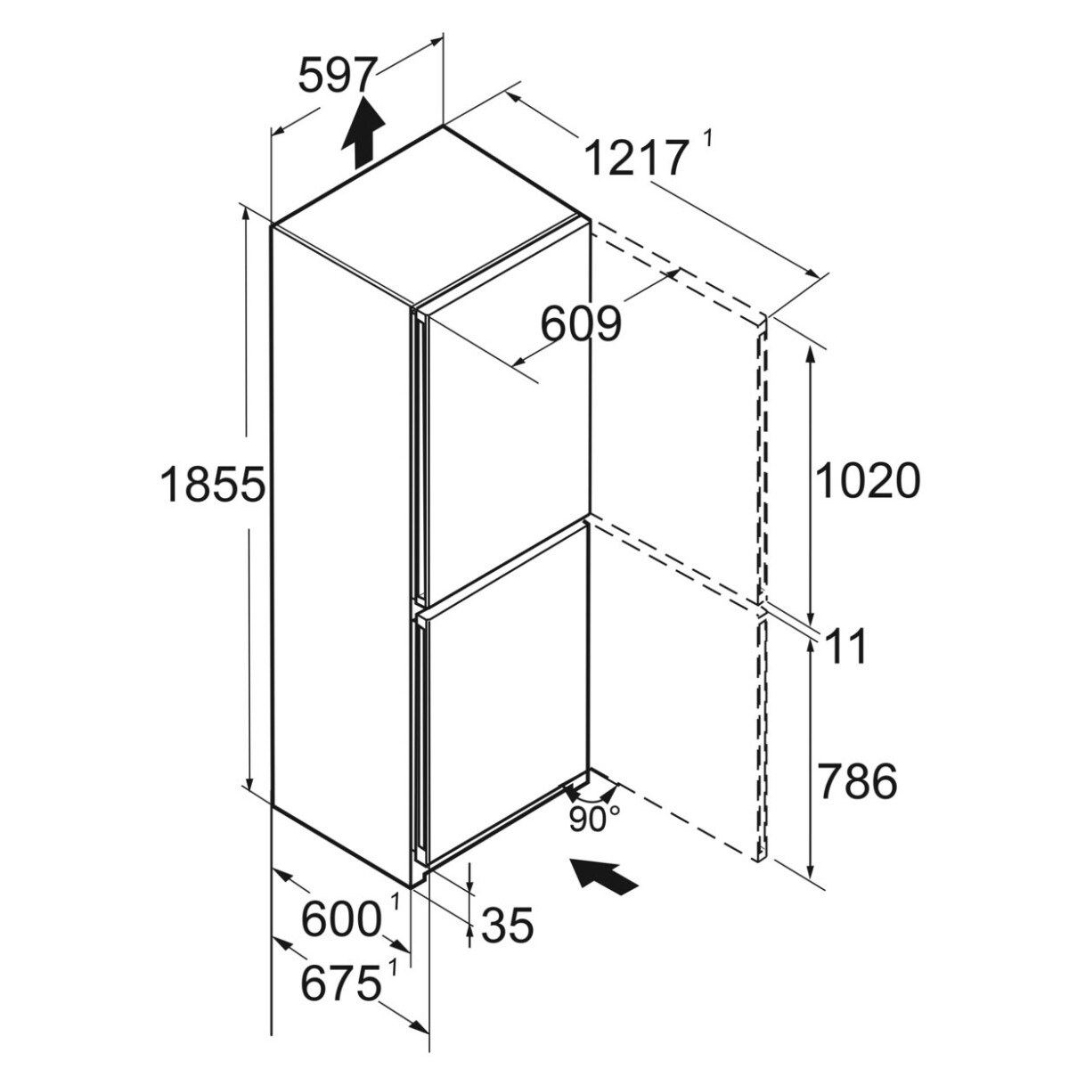 Chłodziarko-zamrażarka CBNc 5223 Plus BioFresh NoFrost - obrazek 10