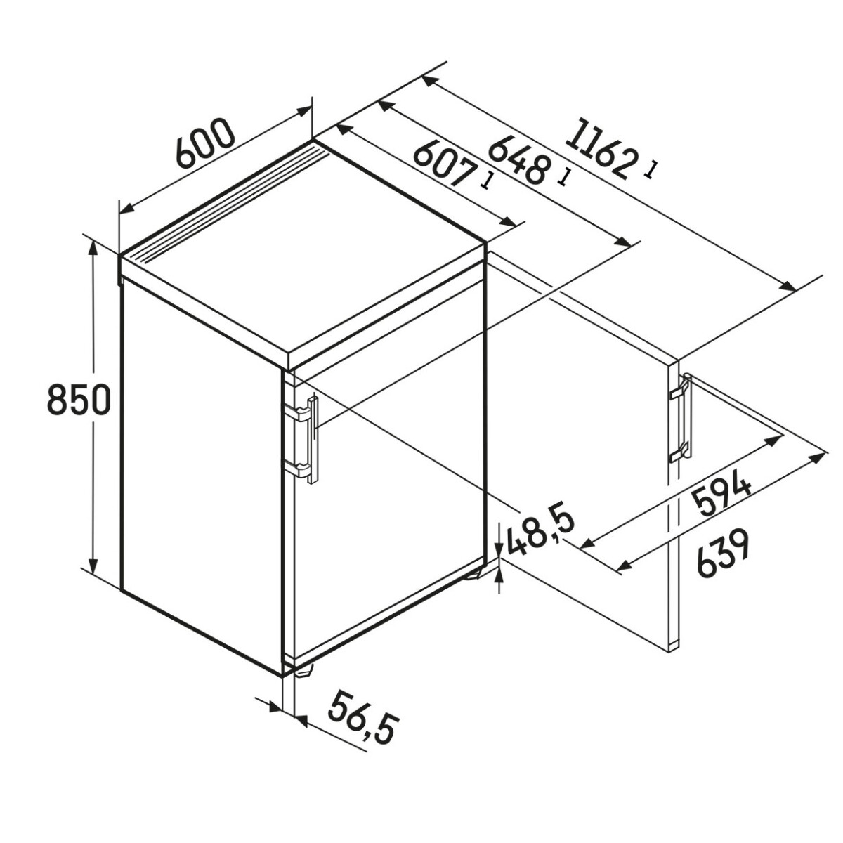 LODÓWKA Plus Rsdci 1621 - obrazek 9