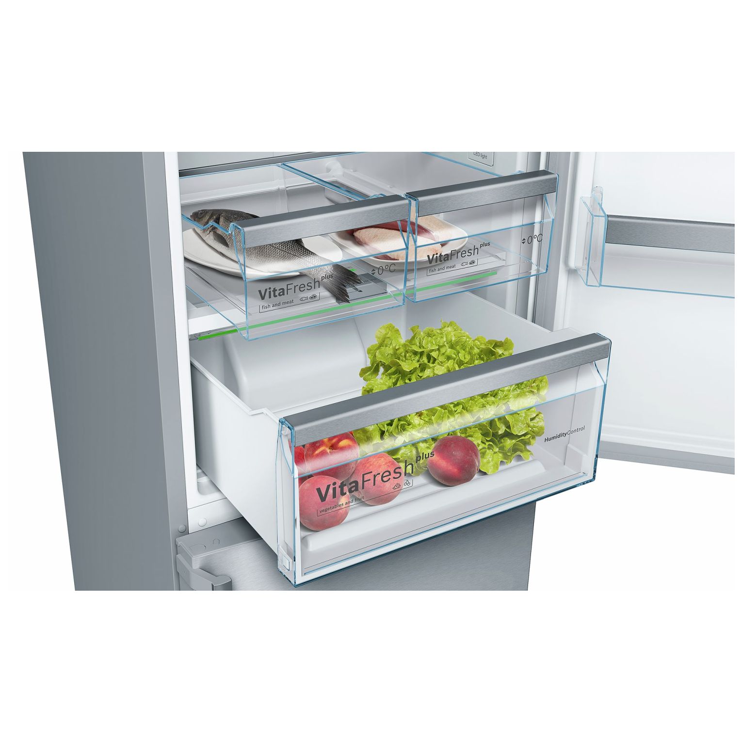 LODÓWKA Z DOLNYM ZAMRAŻALNIKIEM, FULL NOFROST, VITAFRESH KGN39AI35 - obrazek 4