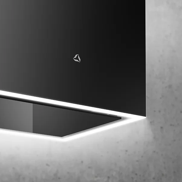 Okap wyspowy Cube W czarny 40cm CIARKO CDW4001C - obrazek 2