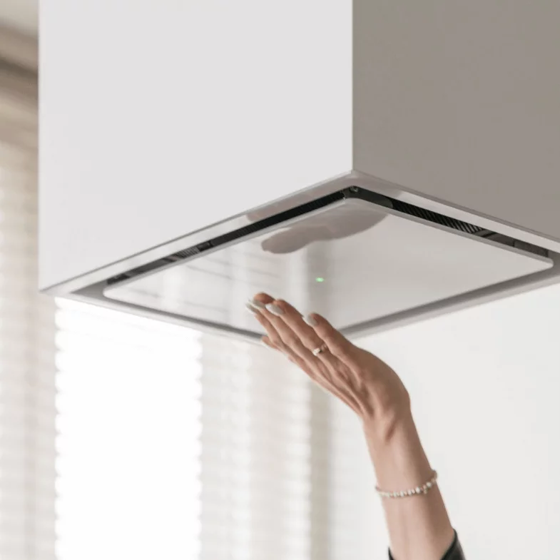 Okap wyspowy Cube W czarny 40cm CIARKO CDW4001C - obrazek 3