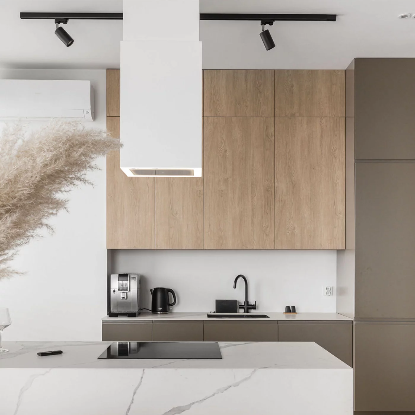 Okap wyspowy Cube W biały 40cm CIARKO CDW4001B - obrazek 3