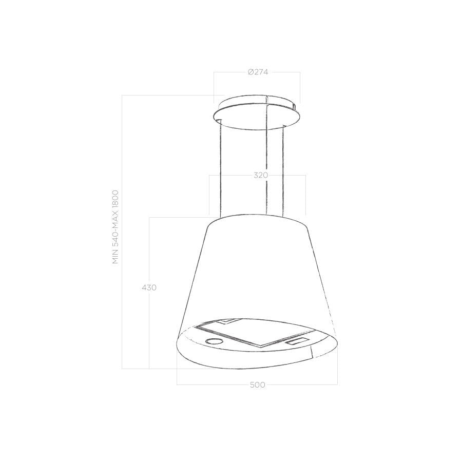 OKAP WYSPOWY JUNO URBAN ZINC/F/50 PRF0147730 EFEKT OCYNKOWANEJ BLACHY 3 OKAP WYSPOWY JUNO URBAN ZINC/F/50 PRF0147730 EFEKT OCYNKOWANEJ BLACHY - obrazek 3