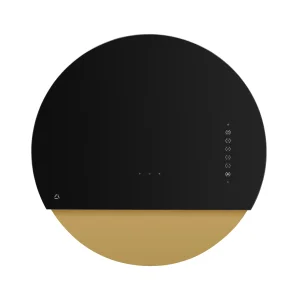 Okap przyścienny ECLIPSE czarno/złoty 60cm CIARKO CDO6001CZ