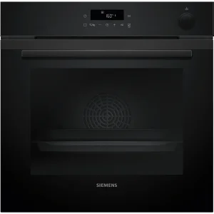 Piekarnik do zabudowy Siemens HR232GEB3 iQ300 z funkcją pary addedSteam, Air Fry, deep black inox