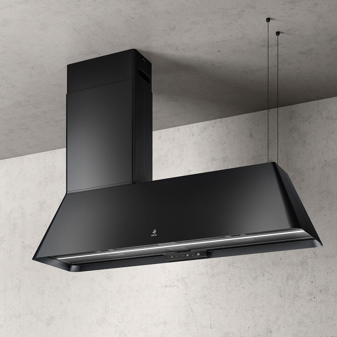 Okap sufitowy PRF0171195 Ikona Maxxi Pure 120cm czarny