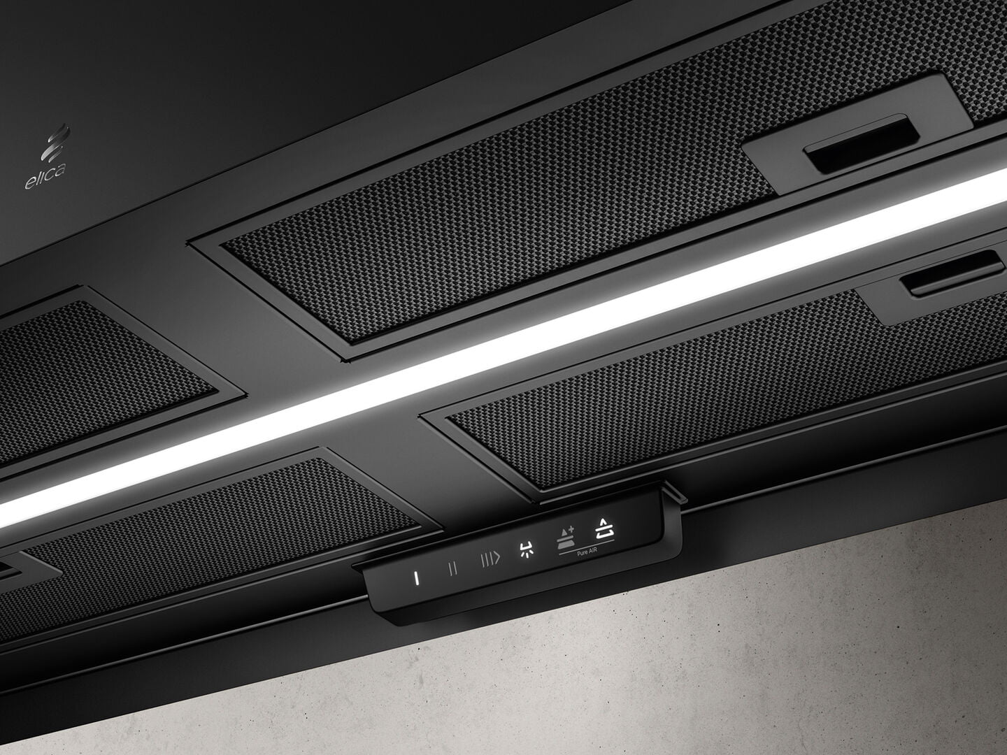 Okap sufitowy PRF0171195 Ikona Maxxi Pure 120cm czarny - obrazek 2