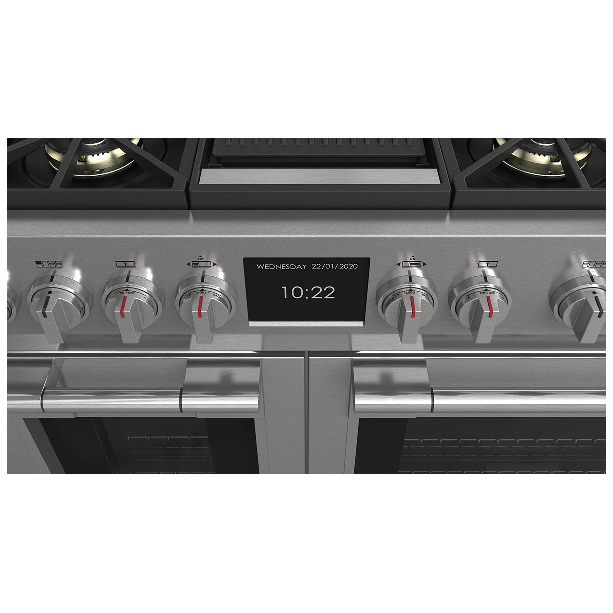 Kuchenka gazowa FULGOR FU-FSRC 4807 2P MK 2F X Seria 48 cali SOFIA z podwójnym piekarnikiem - obrazek 14