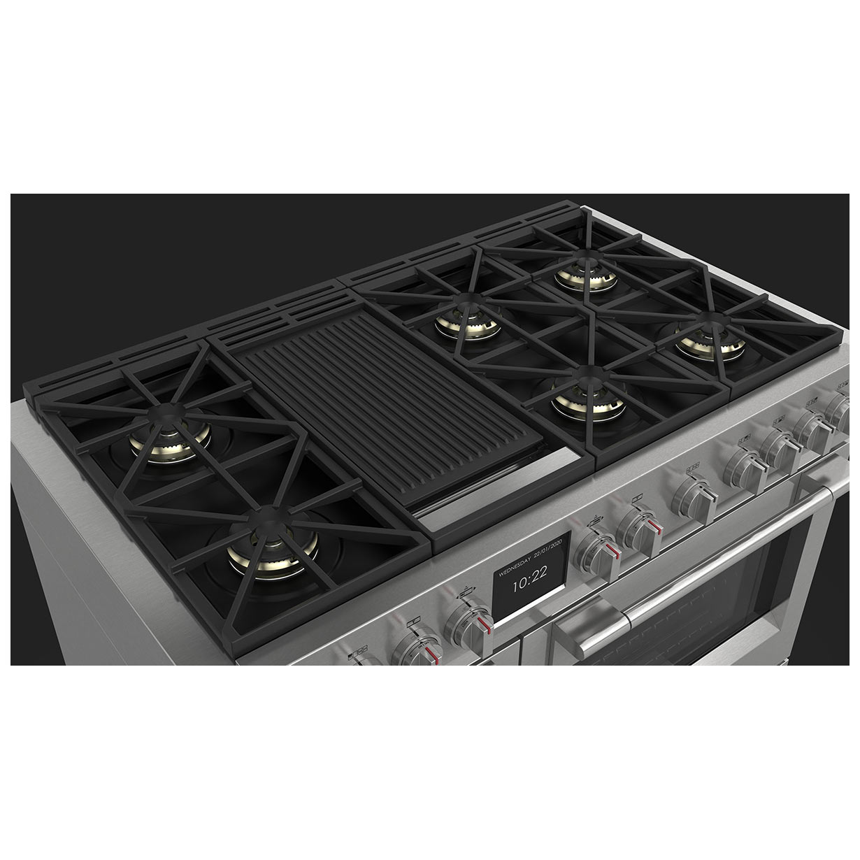 Kuchenka gazowa FULGOR FU-FSRC 4807 2P MK 2F X Seria 48 cali SOFIA z podwójnym piekarnikiem - obrazek 12