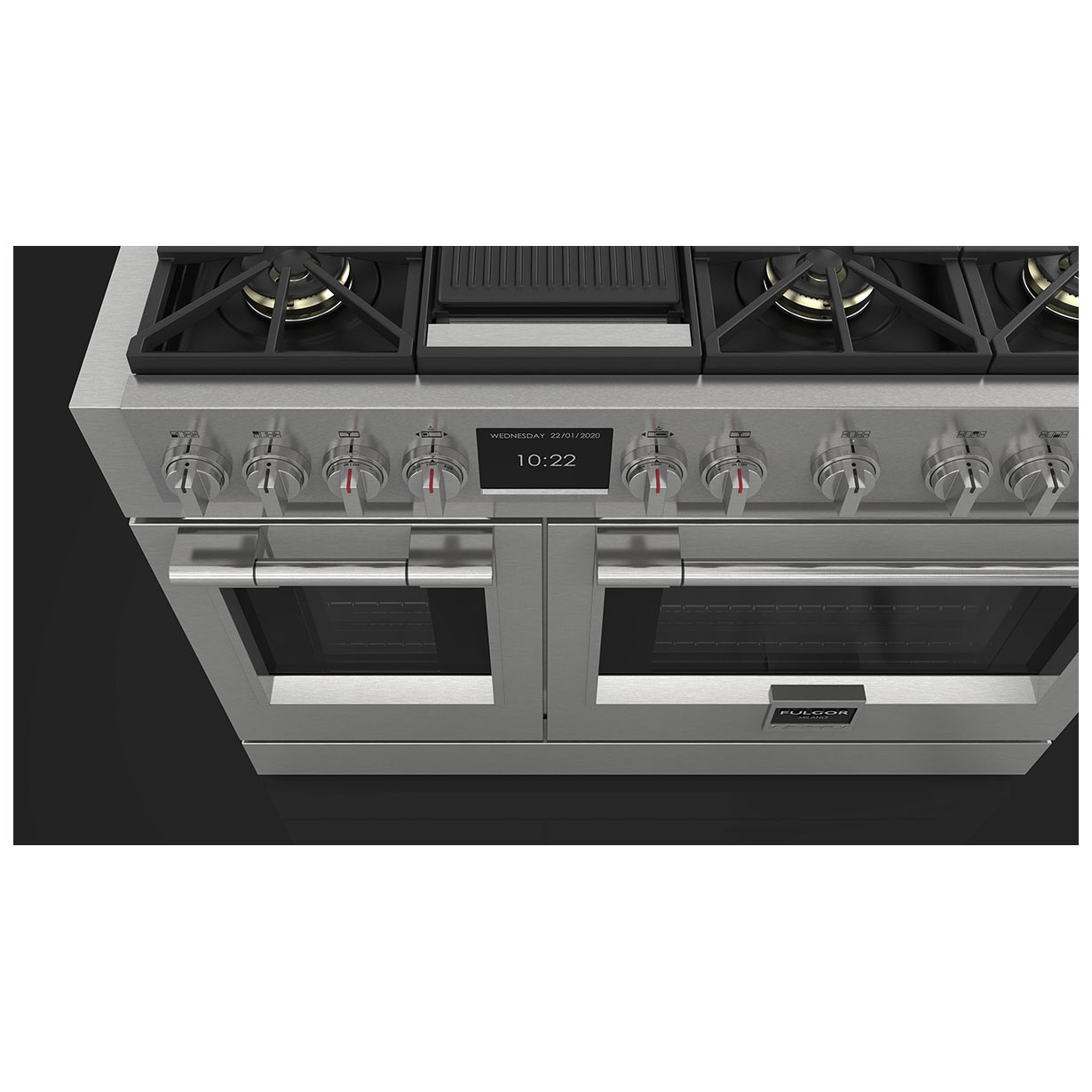 Kuchenka gazowa FULGOR FU-FSRC 4807 2P MK 2F X Seria 48 cali SOFIA z podwójnym piekarnikiem - obrazek 11