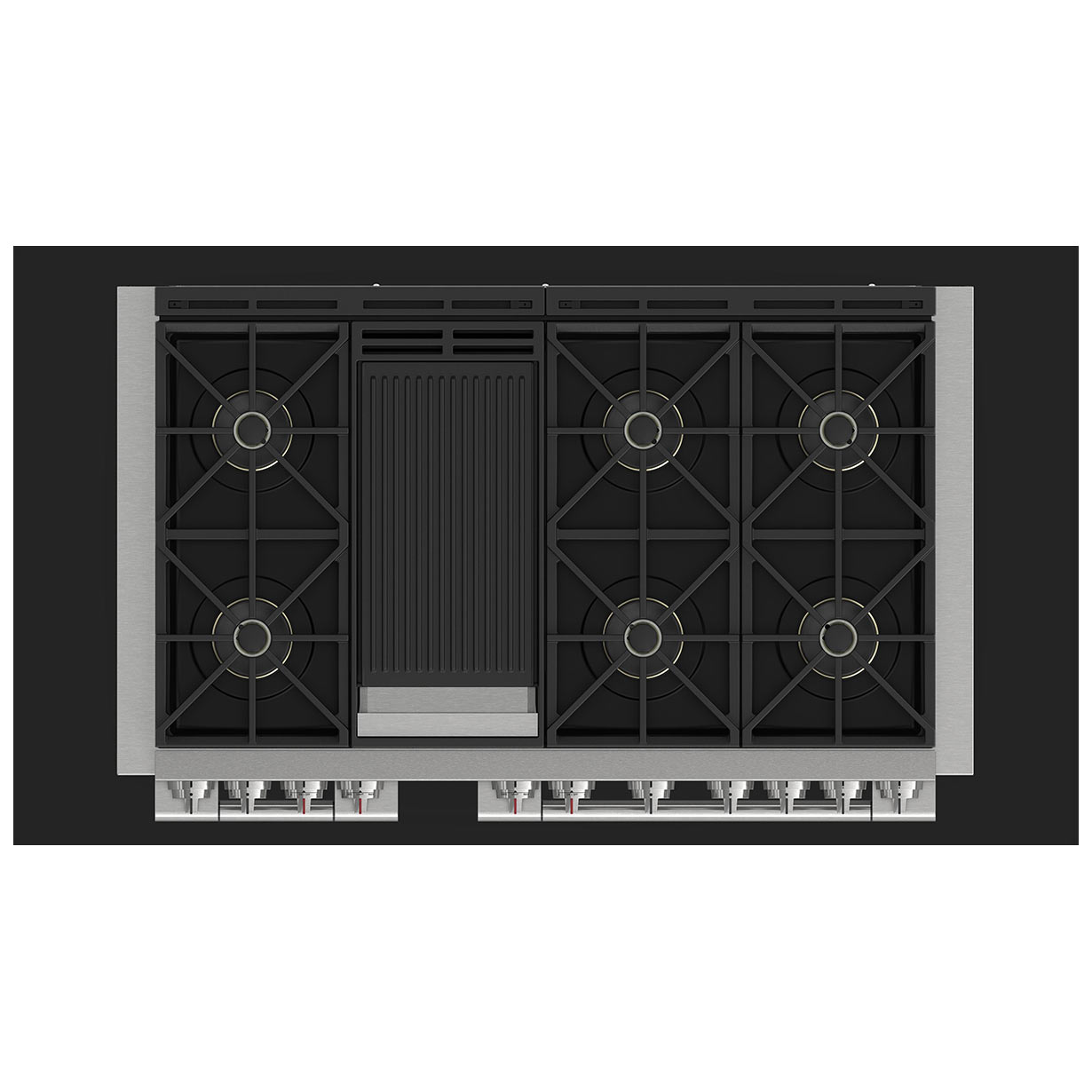 Kuchenka gazowa FULGOR FU-FSRC 4807 2P MK 2F X Seria 48 cali SOFIA z podwójnym piekarnikiem - obrazek 10
