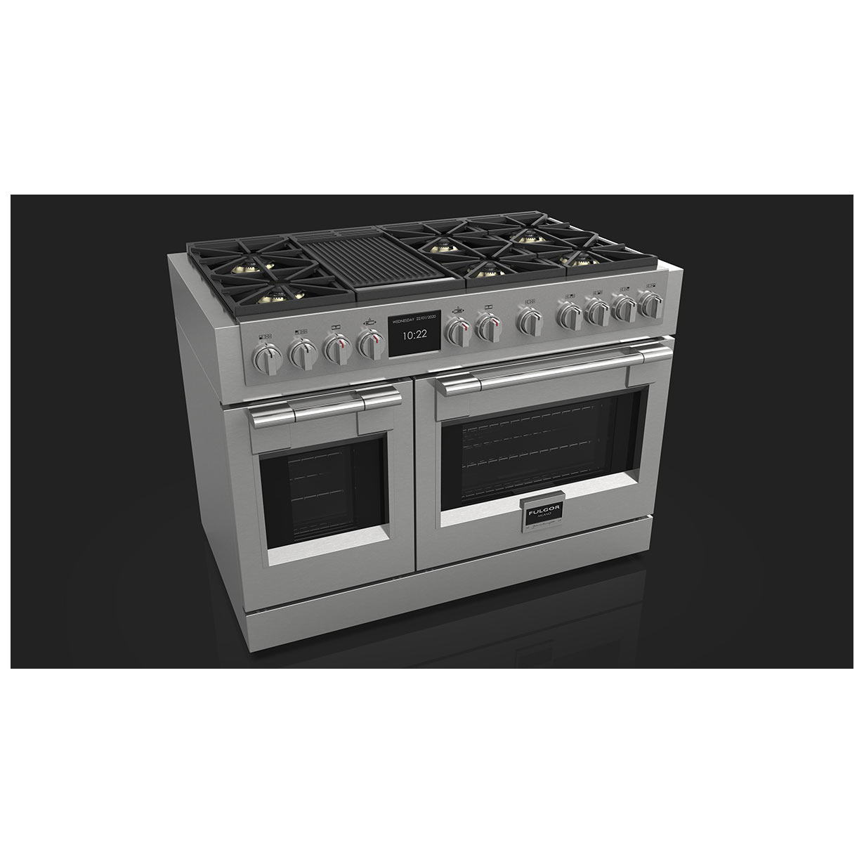 Kuchenka gazowa FULGOR FU-FSRC 4807 2P MK 2F X Seria 48 cali SOFIA z podwójnym piekarnikiem - obrazek 2