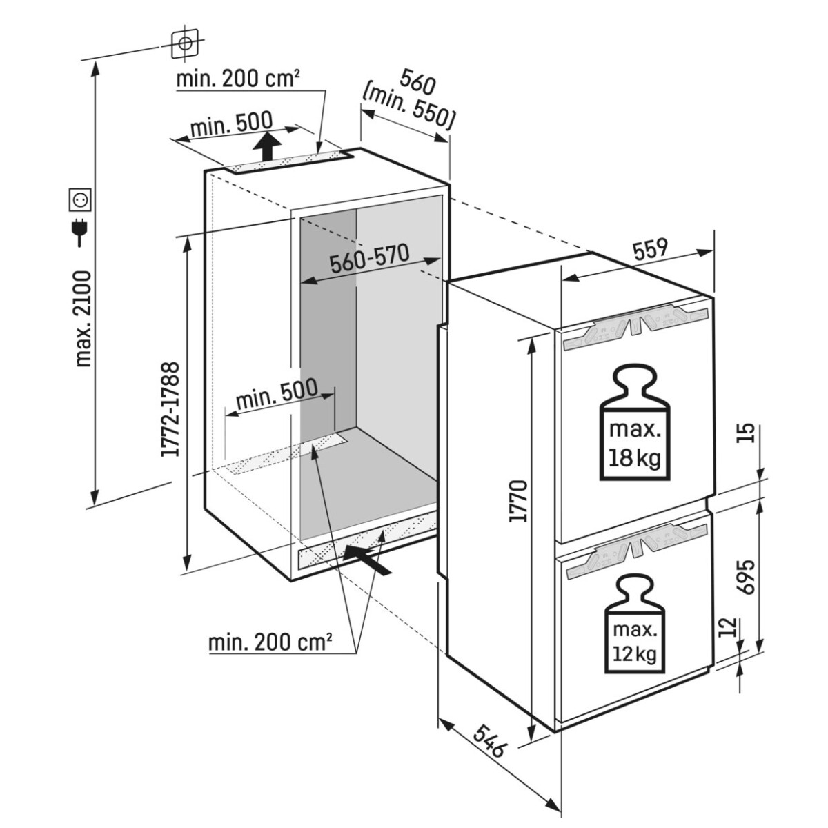 LODÓWKA PLUS ICc 5123 - obrazek 4