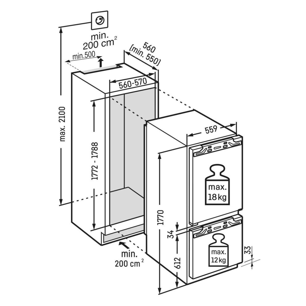 LODÓWKA PLUS IRCe 5121 - obrazek 4