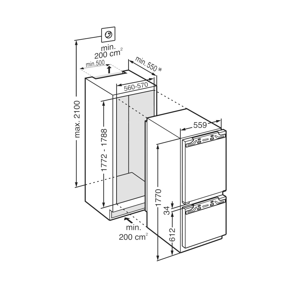 LODÓWKA PLUS IRCf 5121 - obrazek 4