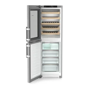 Chłodziarko-zamrażarka z piwniczką na wino Liebherr SWNstd 529i Peak NoFrost stal nierdzewna IceMaker