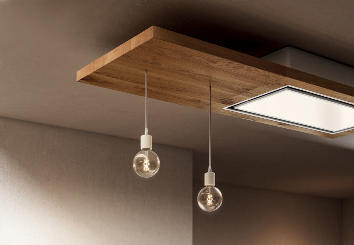 OKAP SUFITOWY LULLABY WOOD/F/120 (pochłaniacz) PRF0146225 DĄB NATURALNY - obrazek 3