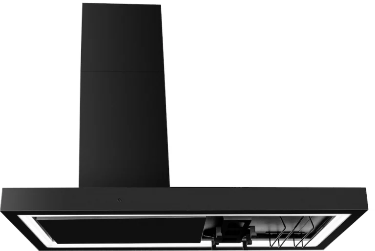 Okap wyspowy Minimal 2 czarny bez haczyków 120cm CIARKO CDW1202C