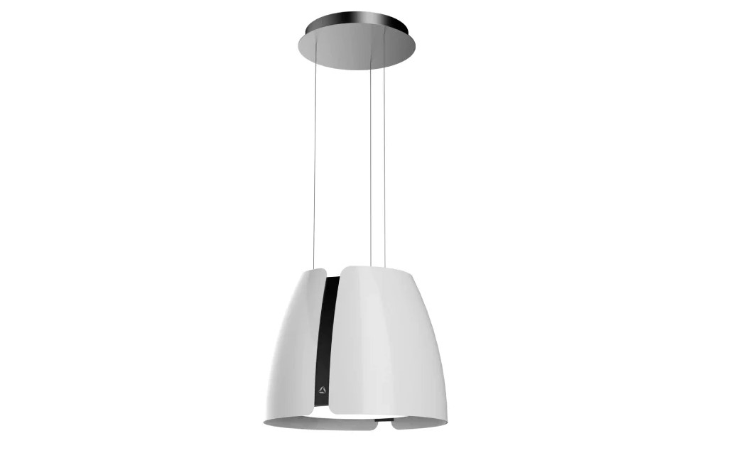 Okap wyspowy Miss W biały ⌀ 40 CIARKO CDW5001B