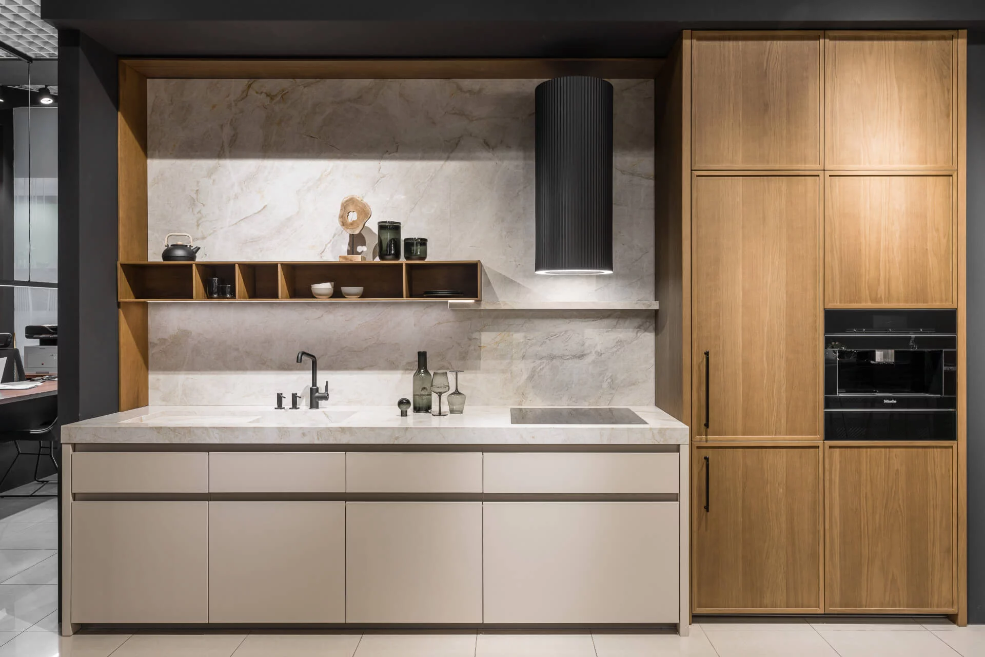 Okap przyścienny MONOGRAM ROSE GOLD ⌀ 38 CIARKO CDP3802R - obrazek 2