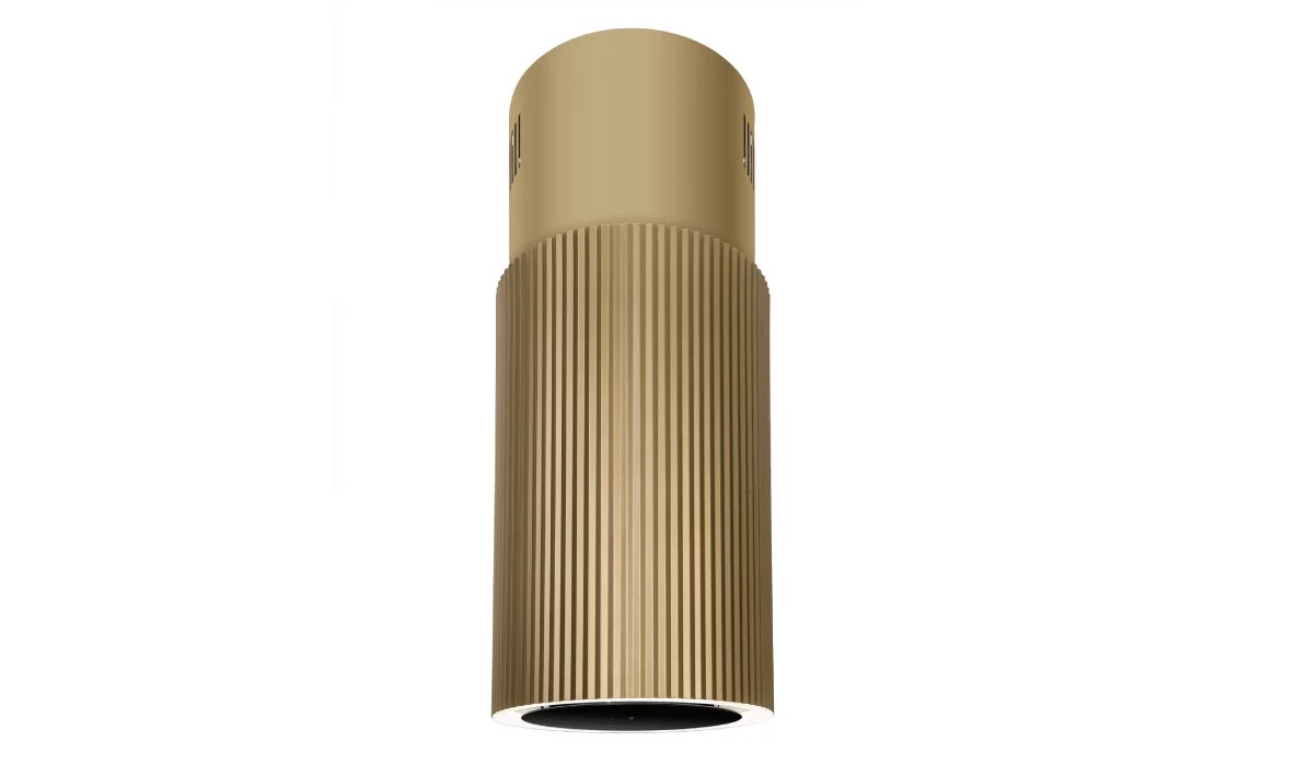 Okap wyspowy MONOGRAM W złoty ⌀ 38 CIARKO CDW3802Z