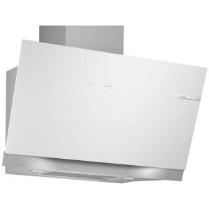 Okap naścienny Bosch DWK91LT20 90 cm Serie 8 Białe szkło