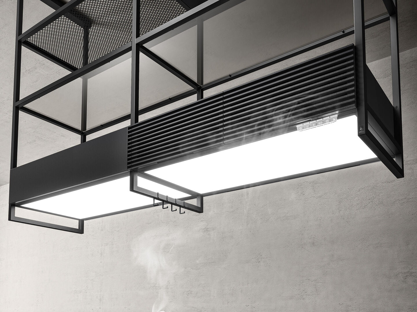 Okap nad wyspą PRF0166771 OPEN SUITE SUPERIOR 160cm czarny - obrazek 5