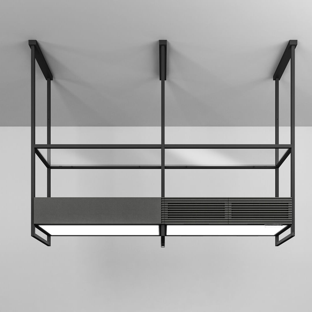 Okap nad wyspą PRF0166771 OPEN SUITE SUPERIOR 160cm czarny