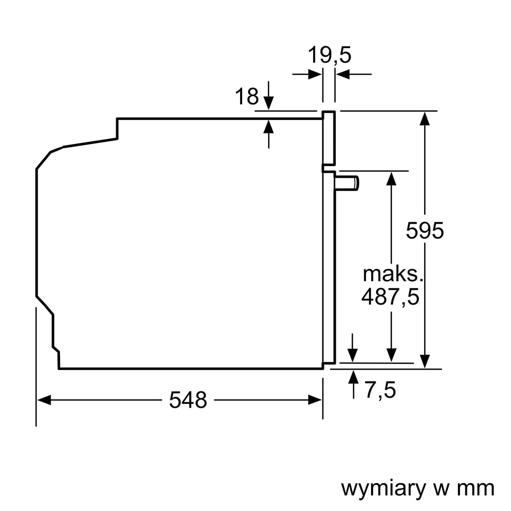 Piekarnik do zabudowy HB676GBS1 iQ700 60 x 60 cm Stalowy - obrazek 8
