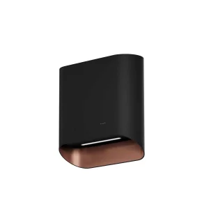 Okap przyścienny Simple black/rose gold 60 cm CIARKO CDP6002B/C