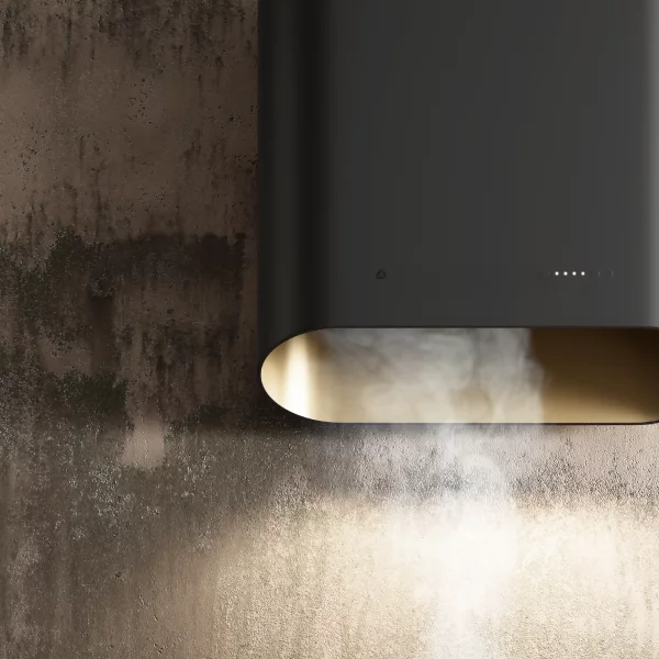 Okap przyścienny Simple rose gold 60 cm CIARKO CDP6002C - obrazek 2