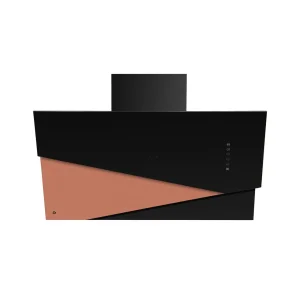 Okap przyścienny Trio black/rose gold 90 cm CIARKO CDP9001CZ