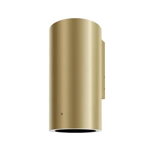 Okap przyścienny TUBUS GOLD STEEL ⌀ 38 CIARKO CDP3801ZS