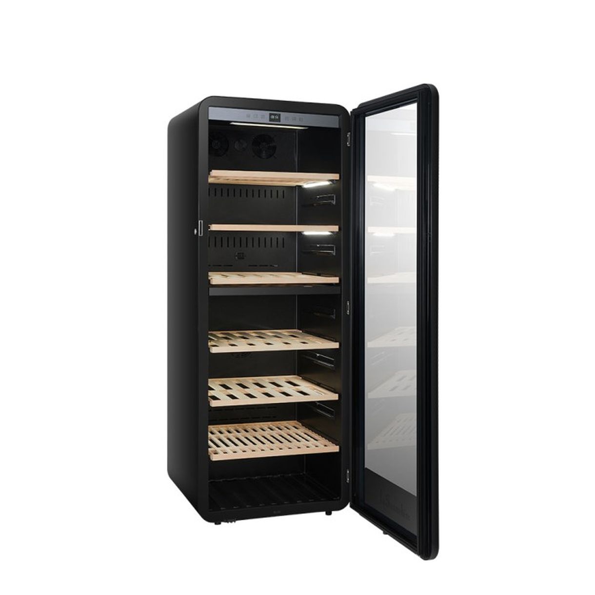 Winiarka wolnostojąca dwustrefowa piwnica na wino APOGEE250DZ 247 butelek - obrazek 4