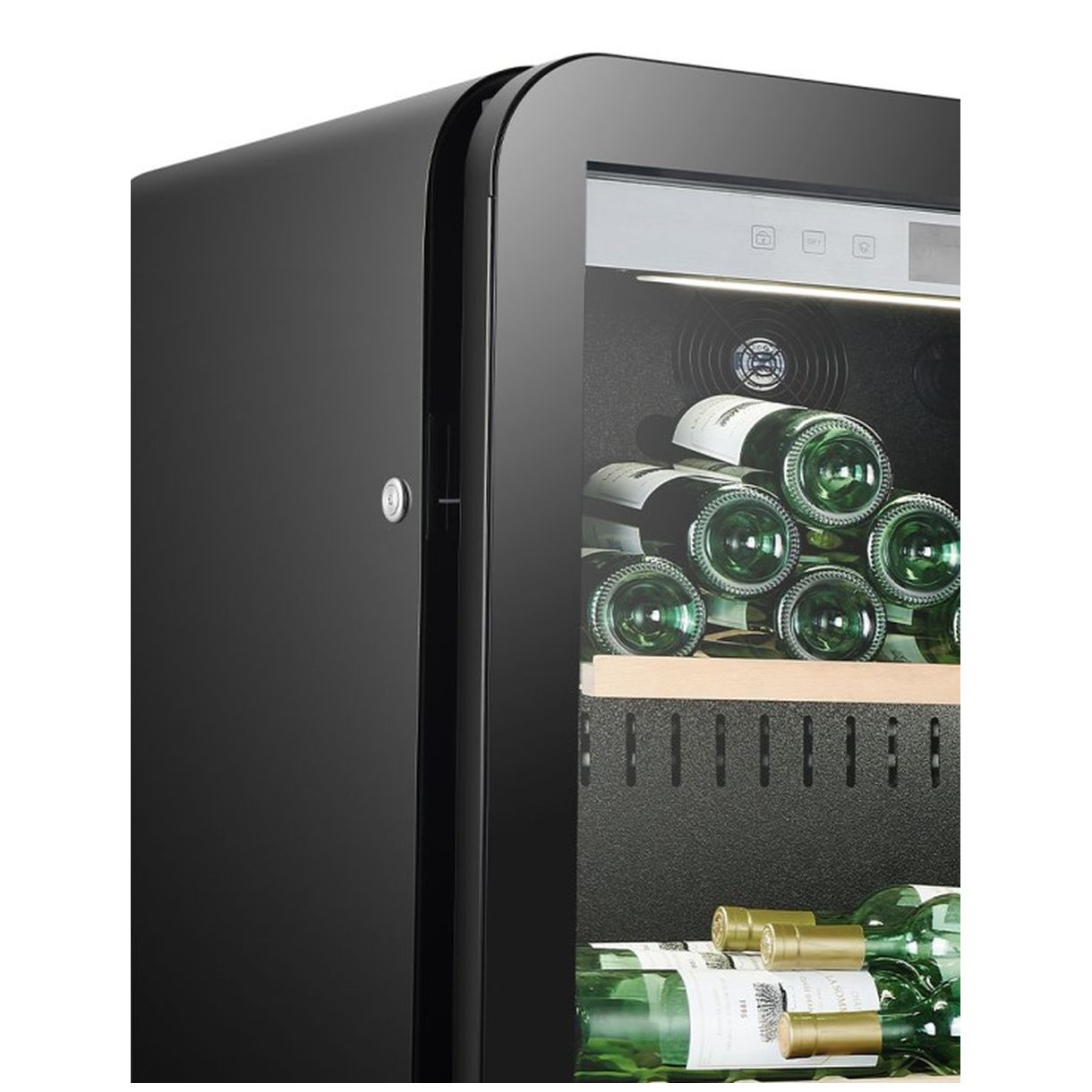 Winiarka wolnostojąca dwustrefowa piwnica na wino APOGEE250DZ 247 butelek - obrazek 3