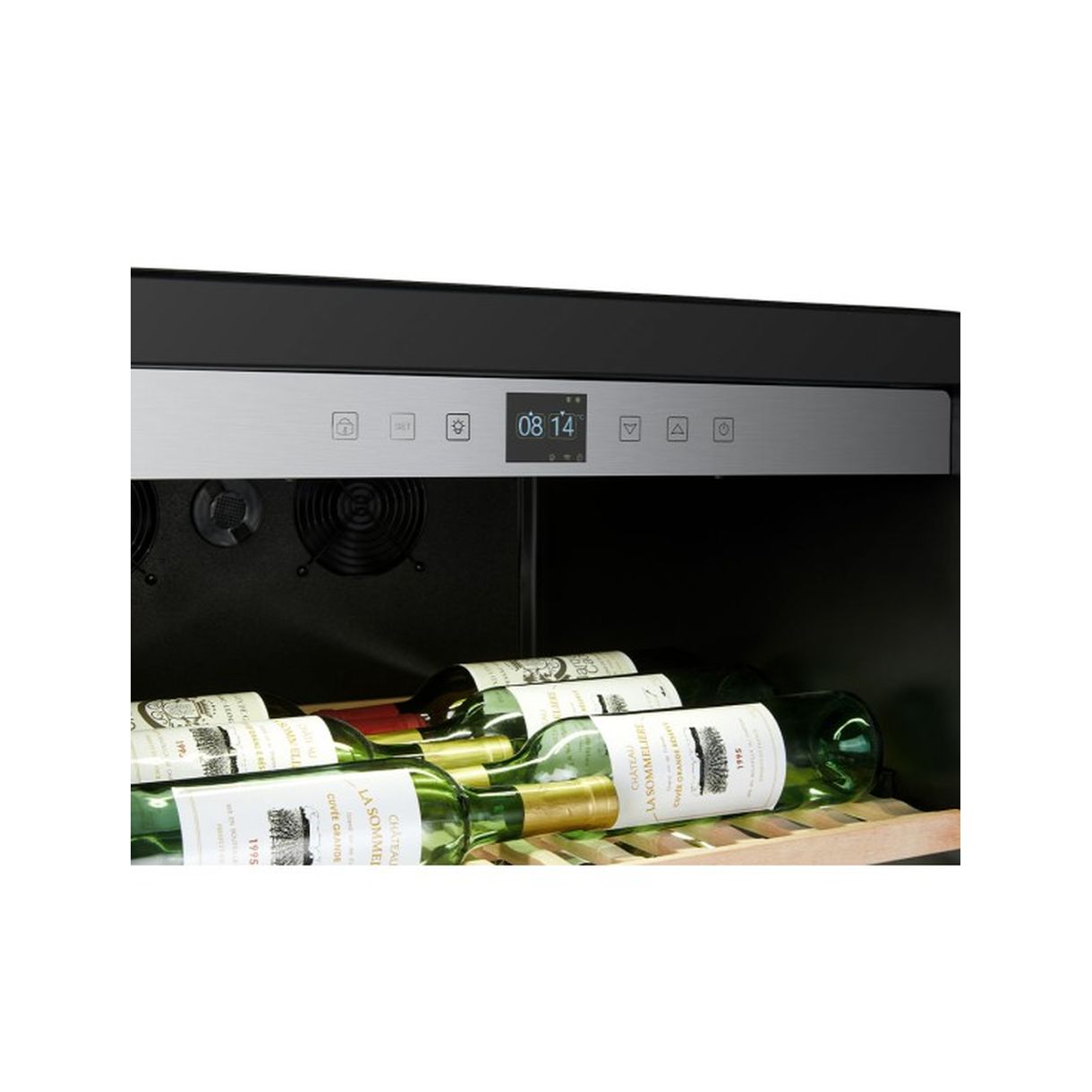 Winiarka wolnostojąca dwustrefowa piwnica na wino APOGEE250DZ 247 butelek - obrazek 11