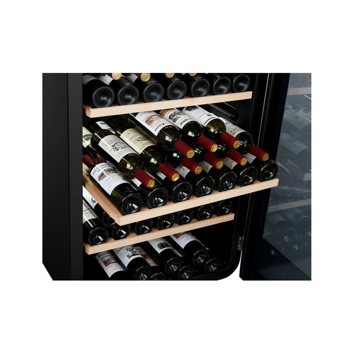 Winiarka wolnostojąca dwustrefowa piwnica na wino APOGEE250DZ 247 butelek - obrazek 13