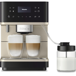 Wolnostojący ekspres do kawy Z WiFiConn@ct CM 6360 MilkPerfection ObsidianBlack CleanSteelMetallic Miele