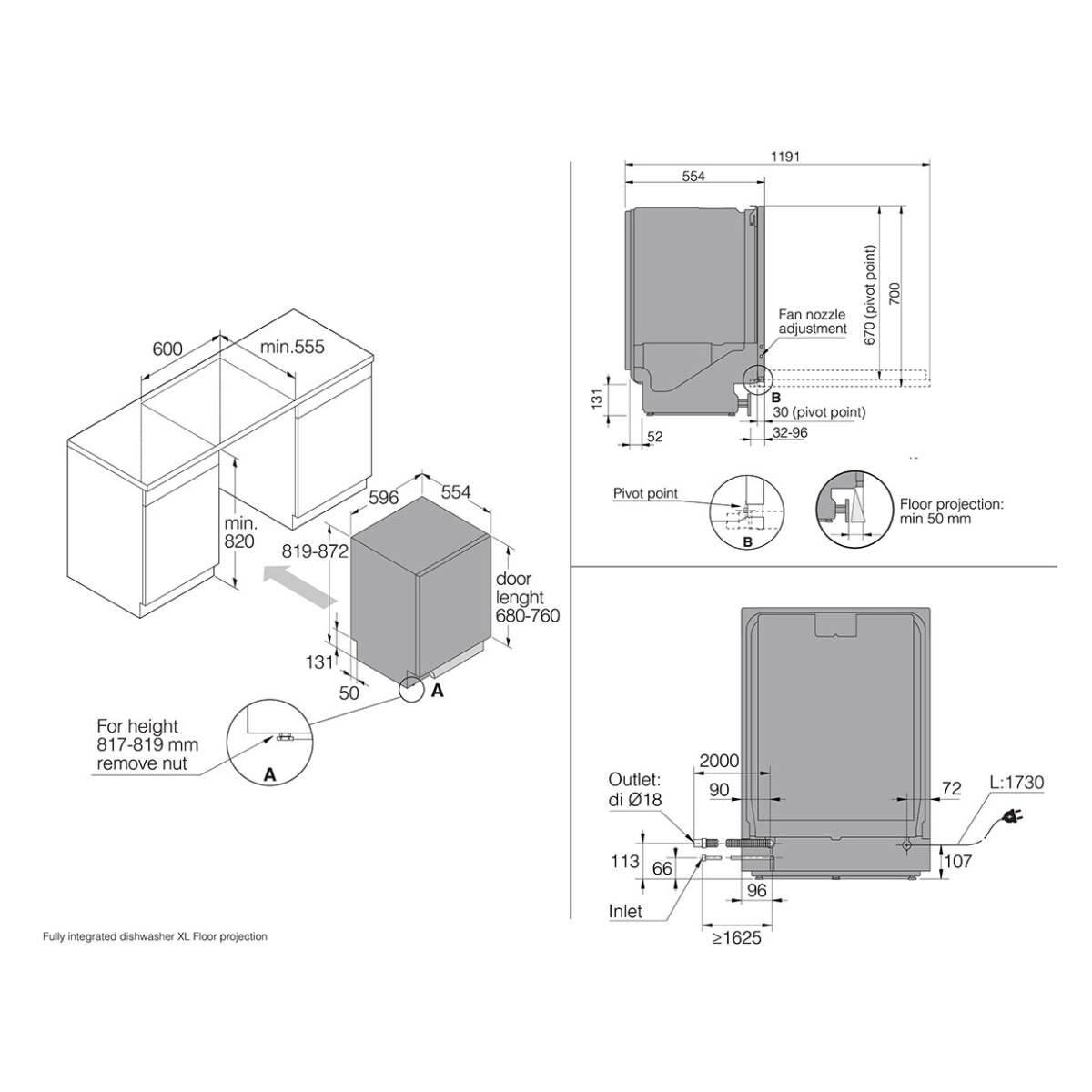 Zmywarka ASKO DFI748MU do zabudowy - obrazek 6