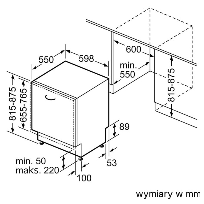 Zmywarka do zabudowy Siemens SN75ZX13CE iQ500 60 cm - obrazek 10