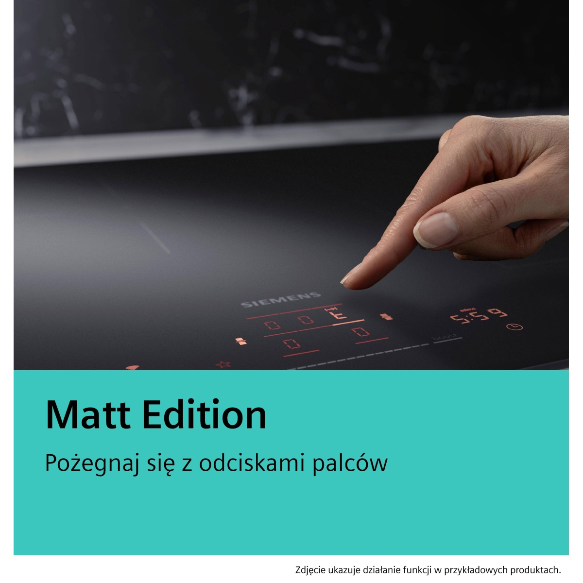 Płyta indukcyjna Siemens EX61AHYC1E iQ700 60 cm Matt Edition flexInduction Plus bezramkowa 7 Płyta indukcyjna Siemens EX61AHYC1E iQ700 60 cm Matt Edition flexInduction Plus bezramkowa - obrazek 7