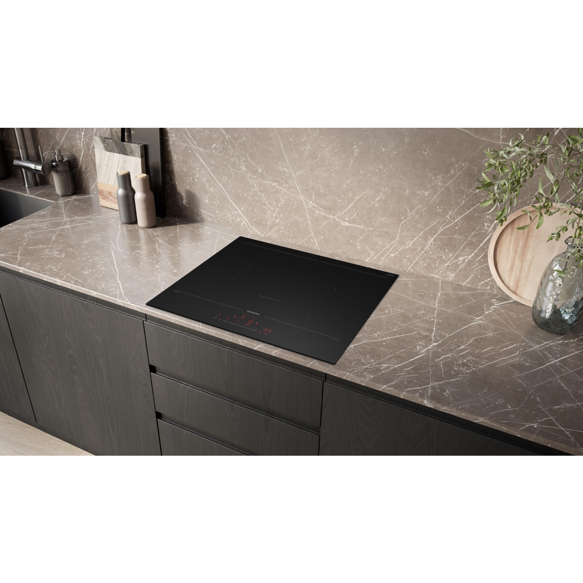Płyta indukcyjna Siemens EX61AHYC1E iQ700 60 cm Matt Edition flexInduction Plus bezramkowa 5 Płyta indukcyjna Siemens EX61AHYC1E iQ700 60 cm Matt Edition flexInduction Plus bezramkowa - obrazek 5