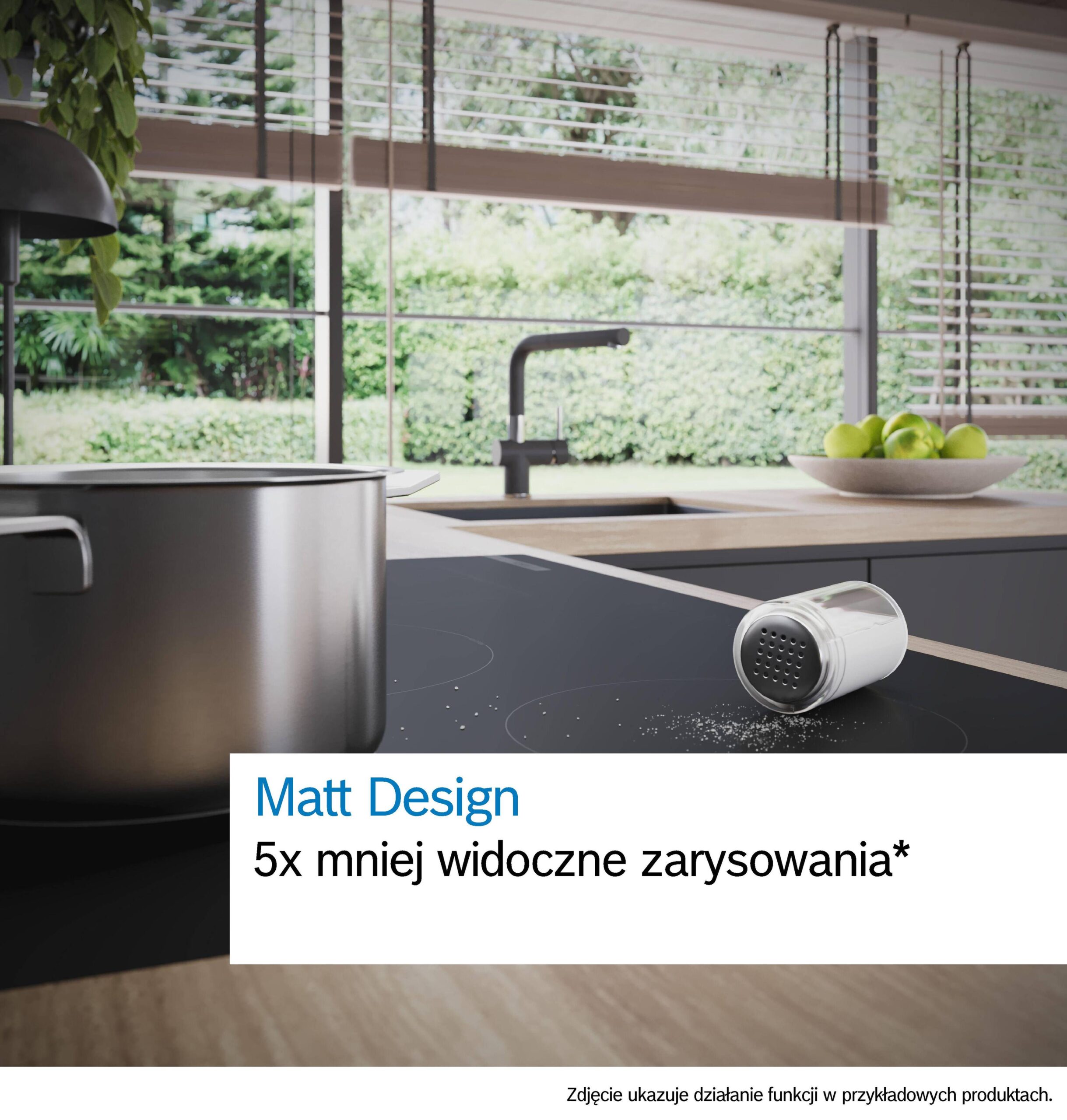Płyta indukcyjna z wyciągiem Bosch PVS61AB16E Serie 4 Matt Design 60 cm 8 Płyta indukcyjna z wyciągiem Bosch PVS61AB16E Serie 4 Matt Design 60 cm - obrazek 8