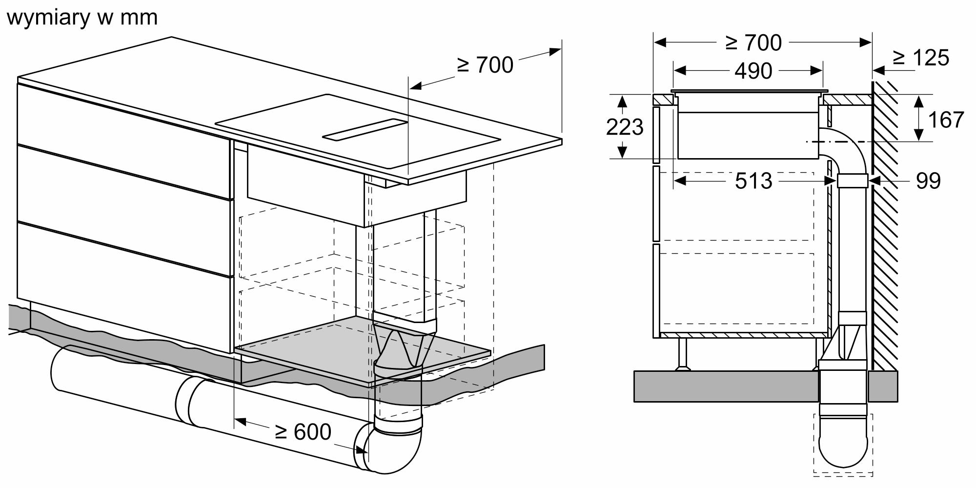 Płyta indukcyjna z wyciągiem Bosch PVS61AB16E Serie 4 Matt Design 60 cm 13 Płyta indukcyjna z wyciągiem Bosch PVS61AB16E Serie 4 Matt Design 60 cm - obrazek 13