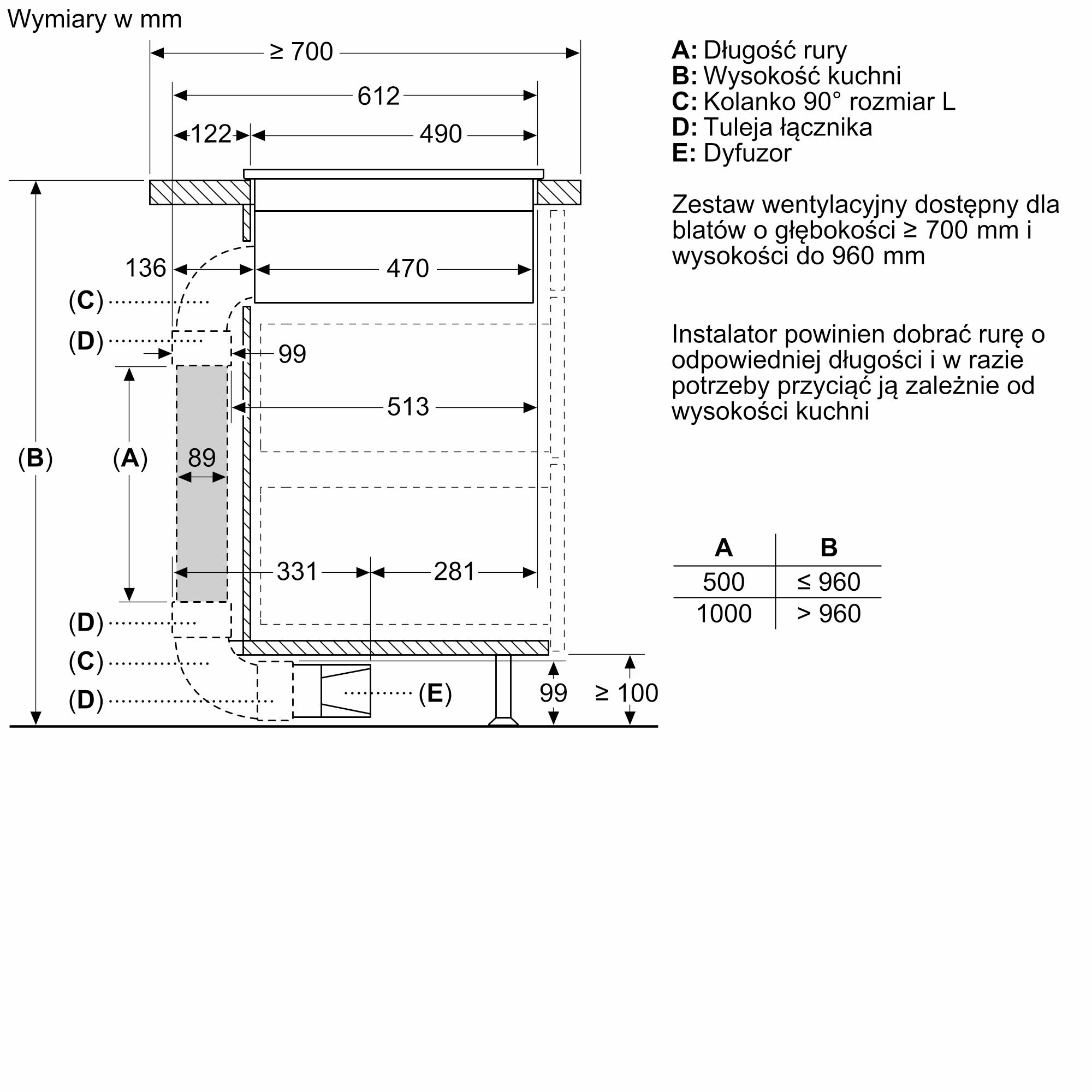 Płyta indukcyjna z wyciągiem Bosch PVS61AB16E Serie 4 Matt Design 60 cm 12 Płyta indukcyjna z wyciągiem Bosch PVS61AB16E Serie 4 Matt Design 60 cm - obrazek 12