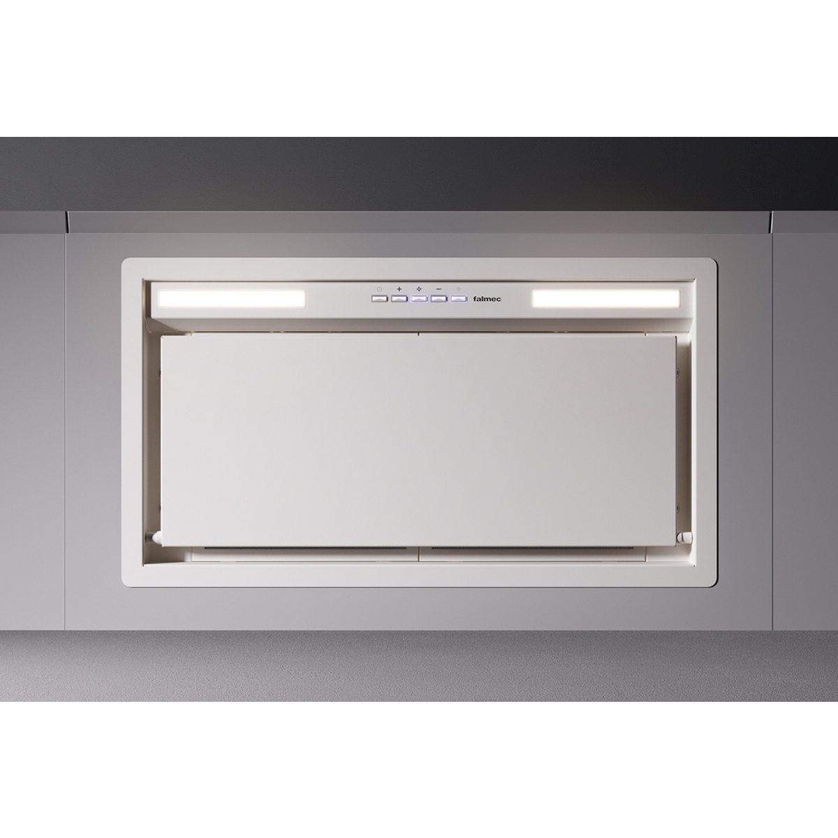 Okap zintegrowany Falmec Grupa Silnikowa Plus 50 cm biały 800 m³/h Dynamic LED Light 4 Okap zintegrowany Falmec Grupa Silnikowa Plus 50 cm biały 800 m³/h Dynamic LED Light - obrazek 4