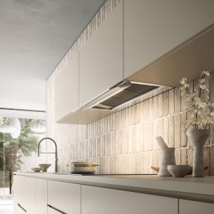 Okap zintegrowany Falmec Virgola No-Drop Touch 90 cm z systemem No-Drop sterowanie dotykowe stal inox