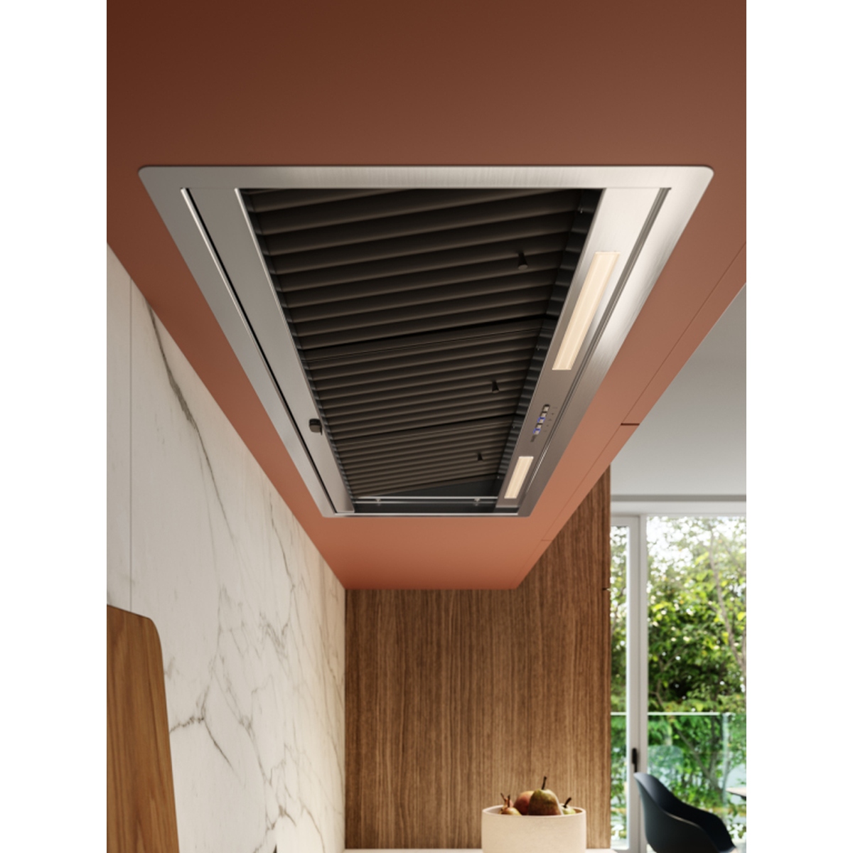 Okap zintegrowany Falmec Grupa Silnikowa Plus No-Drop 90 cm stal inox sterowanie z płyty wydajność 800 m³/h 6 Okap zintegrowany Falmec Grupa Silnikowa Plus No-Drop 90 cm stal inox sterowanie z płyty wydajność 800 m³/h - obrazek 6